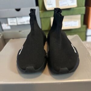 Balenciaga Black Women's Sneakers socks